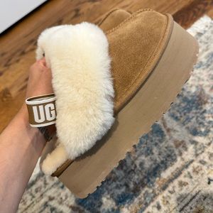 Ugg Funkette Slippers - Like New! Worn a few times inside only. USA Size 8.